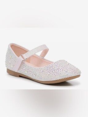 Kelly & Katie Lil Elle Girls Sparkly Mary Jane Flats